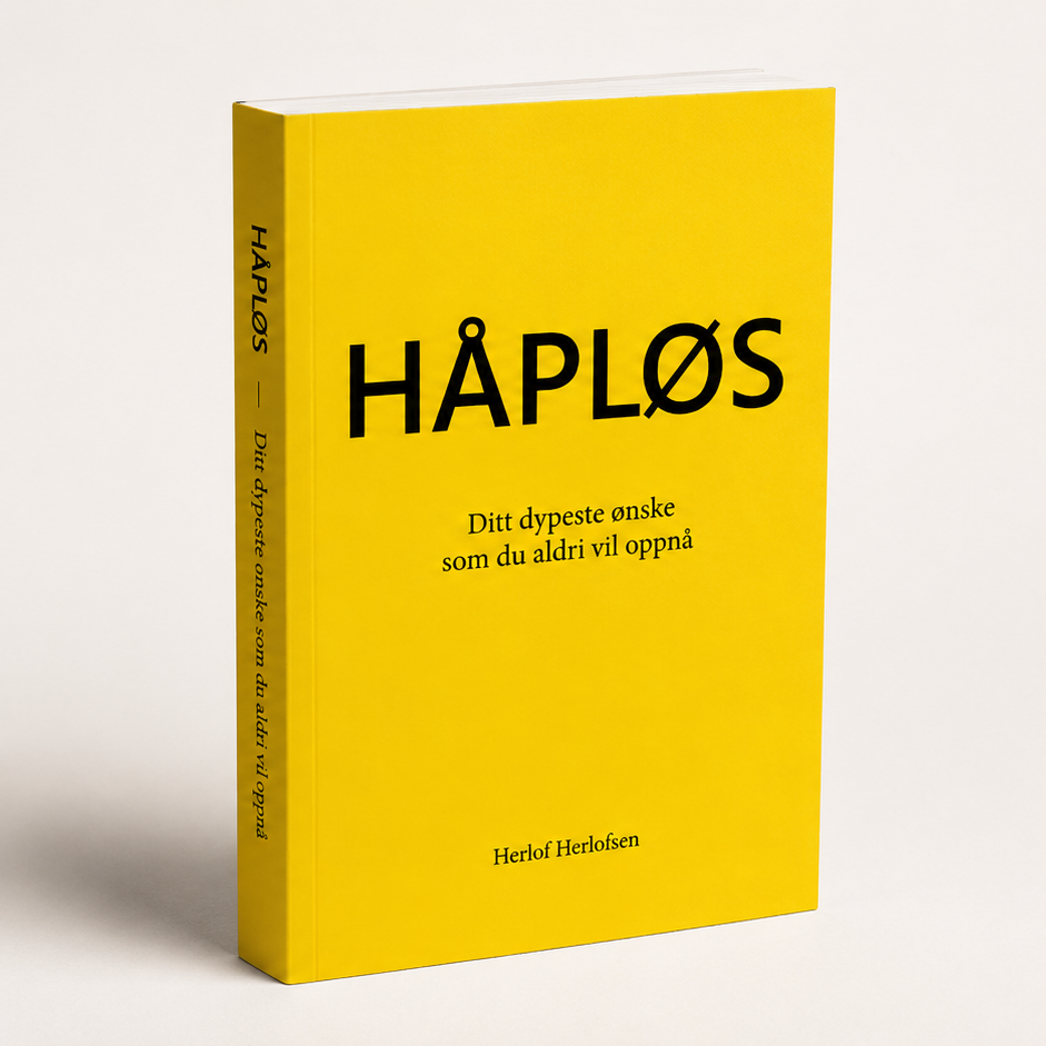 HÅPLØS av Herlof Herlofsen – en kort og brutal bok om den håpløse jakten på et bedre liv